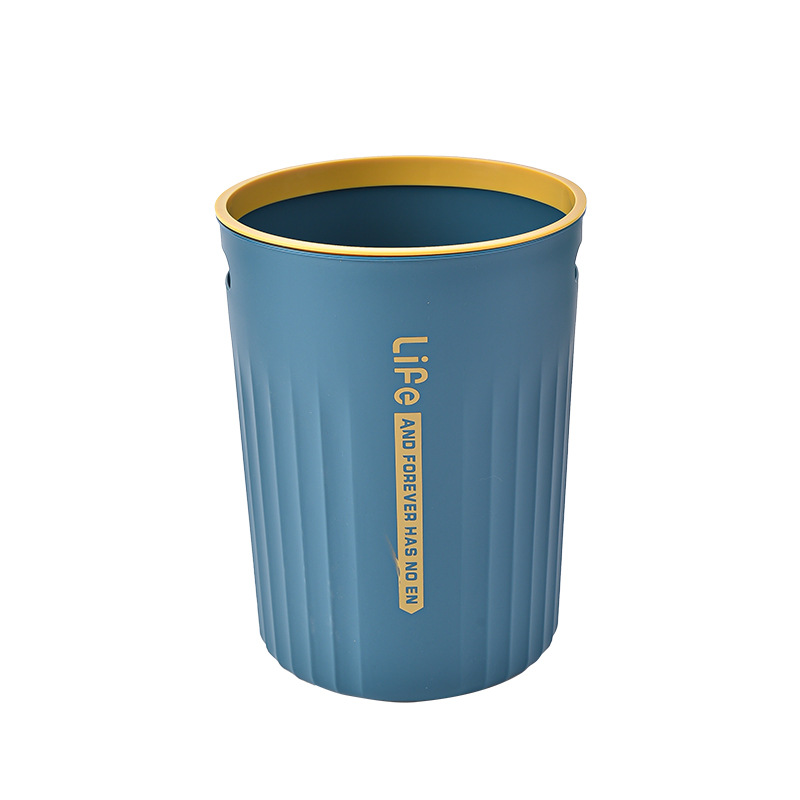 Spot Creative pressure ring trash can Large trash bin kitchen plastic home trash can Lazada PH