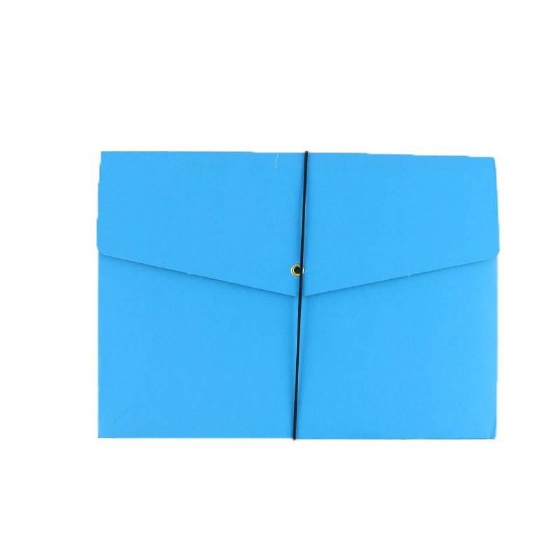 VKM PortfolioExpandable Envelope with Elastic String (Long) Light Blue