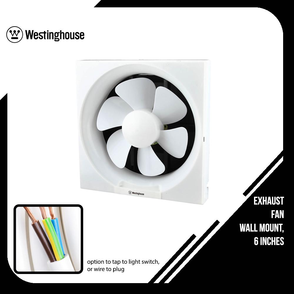 Westinghouse Exhaust Fan 6 Inches White For Kitchen For Room For Bathroom Wall Mounted Lazada Ph