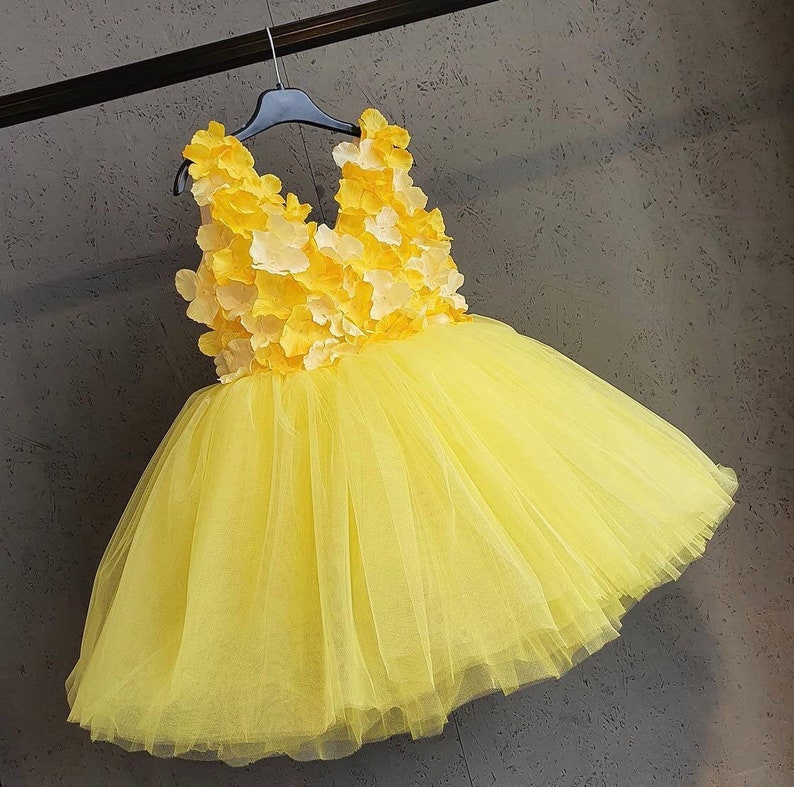 Yellow on sale tutu dress