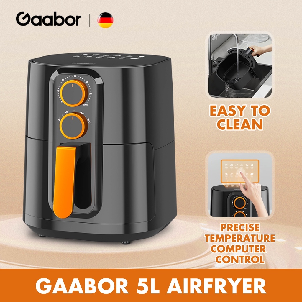 Gaabor Air Fryer 6L/5L/4.5L/4L Multi-Function Oil Free Oven No Smoke ...