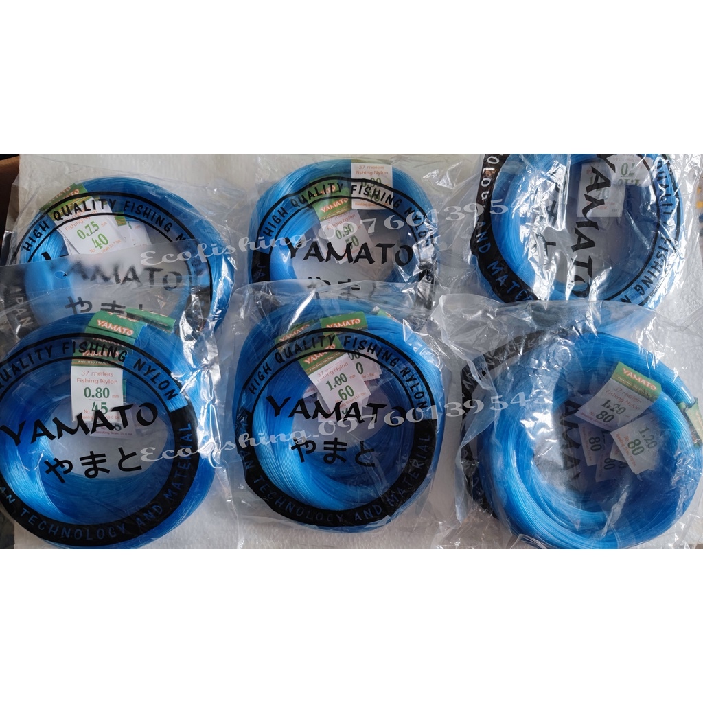 YAMATO (0.75 1.50) Premium Monoline Fishing Line BLUE 10 clips/pack