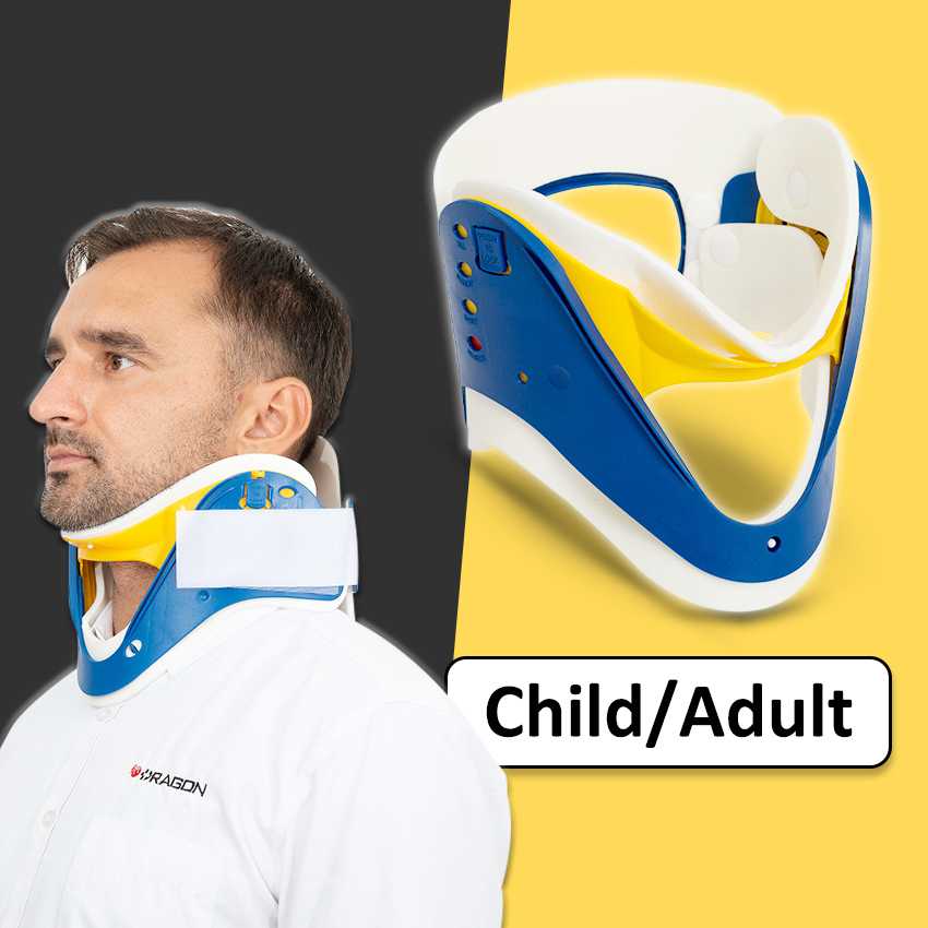 Adjustable Cervical Collar Neck Brace Traction Device Breathable Neck