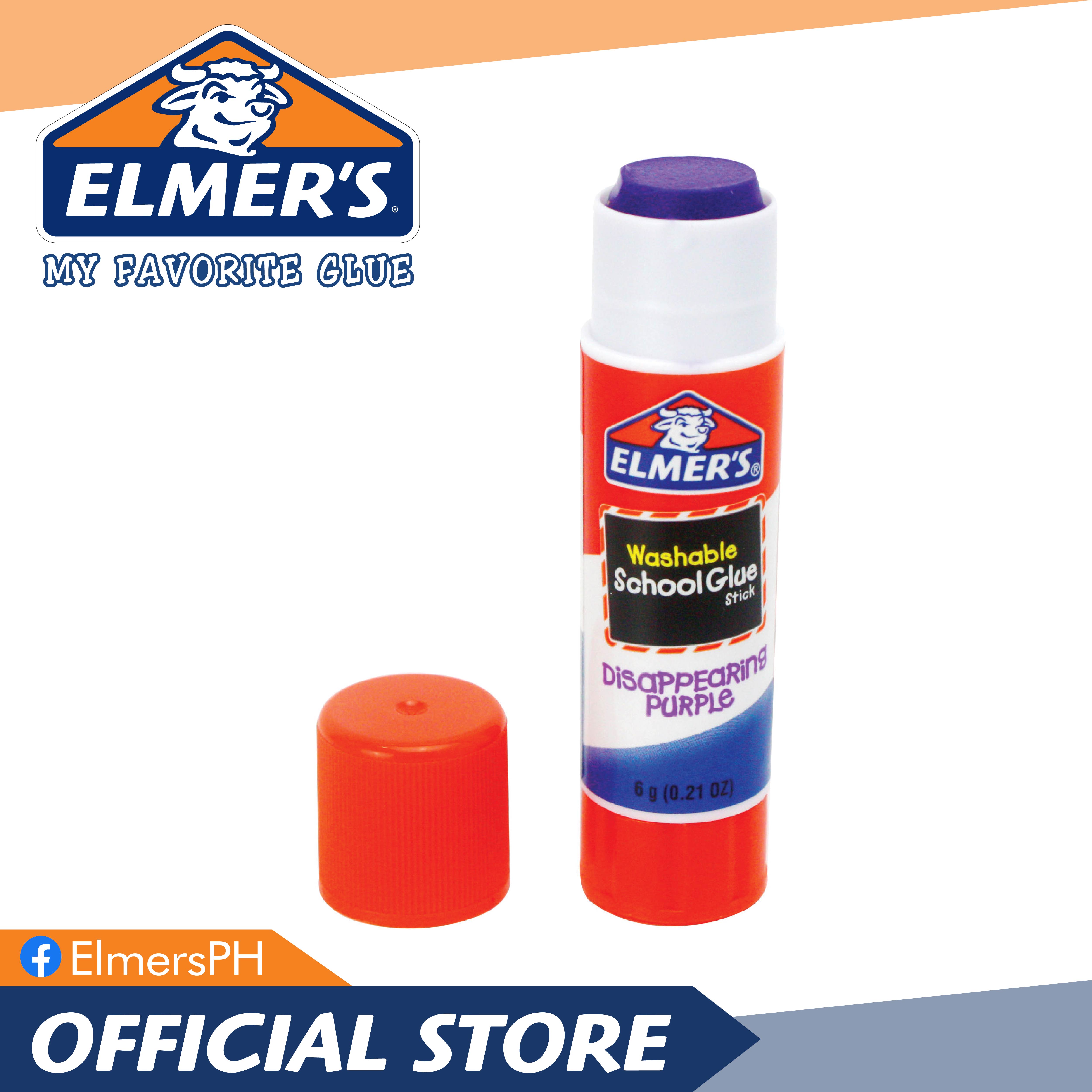  Elmer's Disappearing Purple School Glue Sticks, Washable, 7  Grams, 30 Count : Everything Else