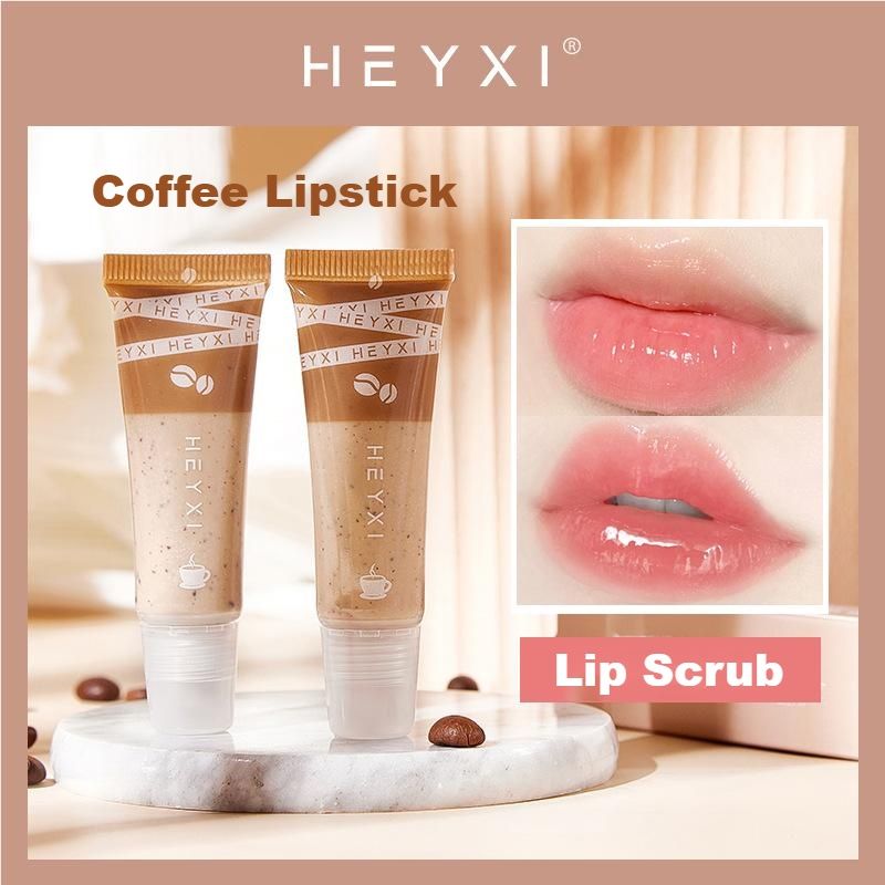 Coffee lip scrub exfoliating dead skin fade lip lines moisturizing care