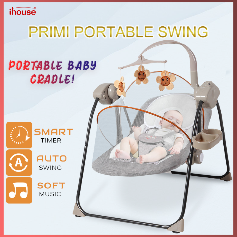 Ihouse Folding baby swing Rocking chair Bluetooth remote control