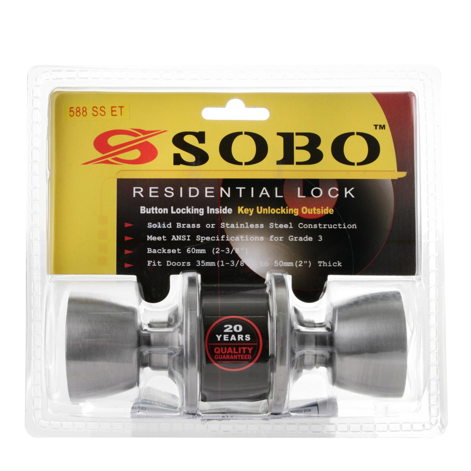 Sobo Stainless Steel Door Knob Set 588SS Lazada PH