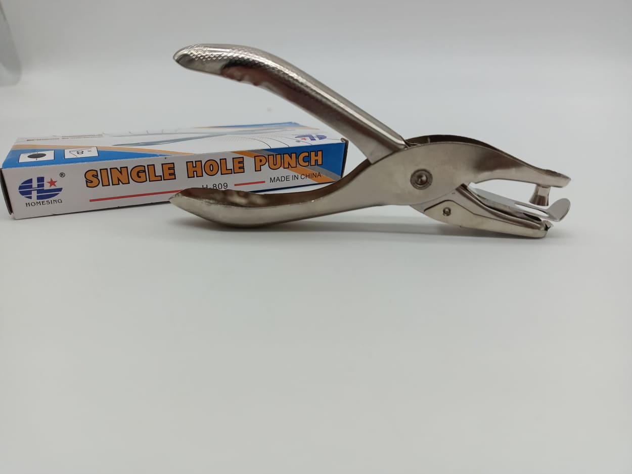 H809 Single Hole Punchers One Hole Paper Heavy Duty Puncher for School
