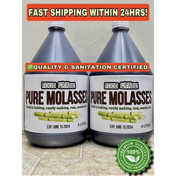 (FOOD GRADE) molasses 4L/5kg Lazada PH