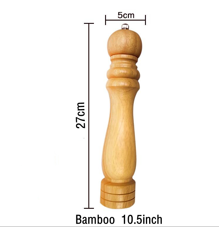 BILI.PH Oaken Salt Grinder Bottle Jar Kitchen Gadgets Black Pepper Spice Grinder Bottle Mill