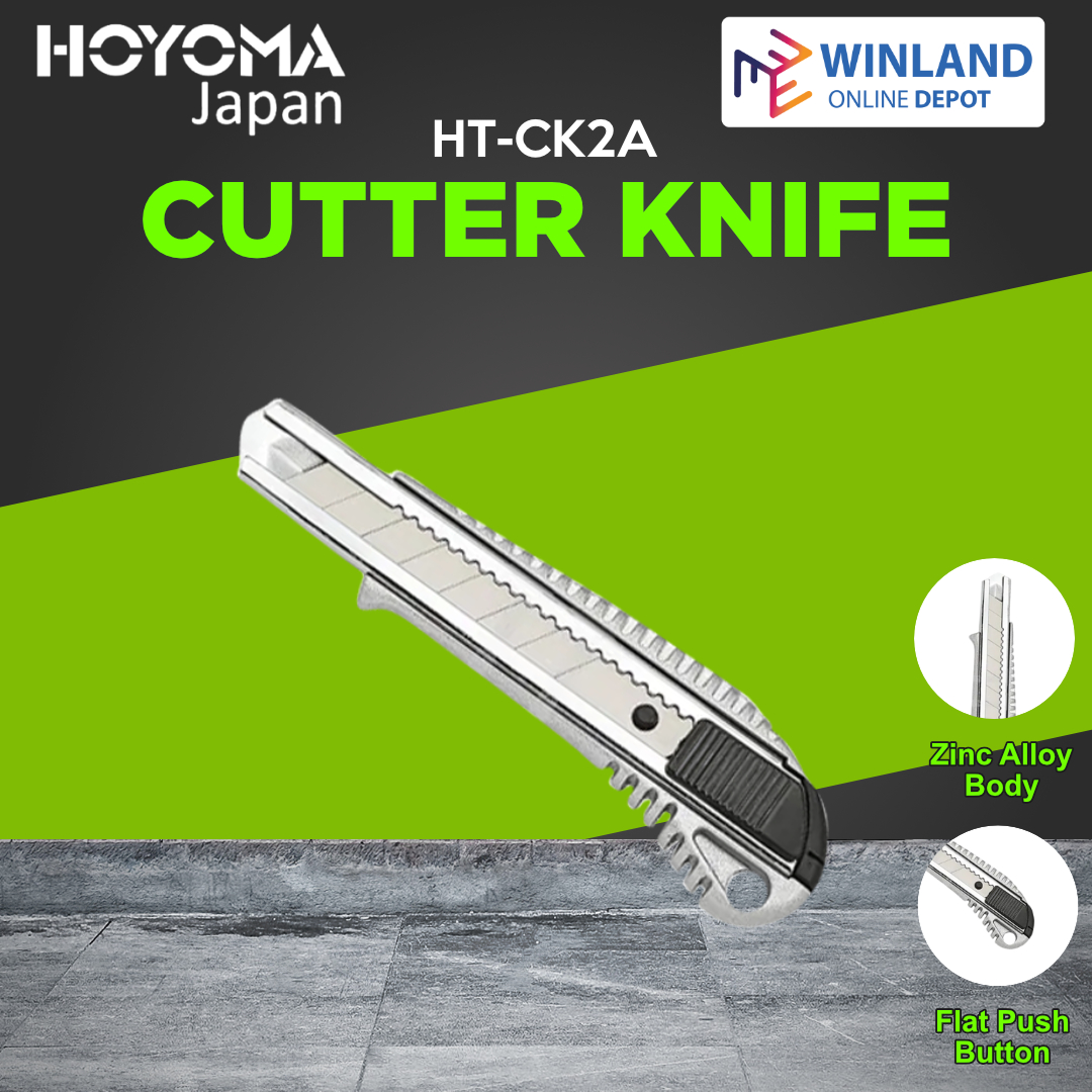 HOYOMA by Winland SnapOff Utility Blade Knife Cutter Knife Alloy HT