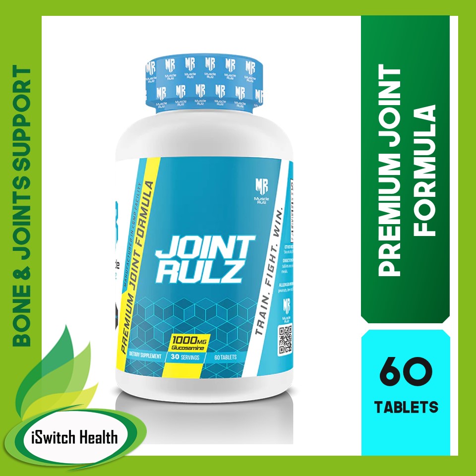 Muscle Rulz Joint Rulz Premium Joint Formula 60 Tablets Bone and