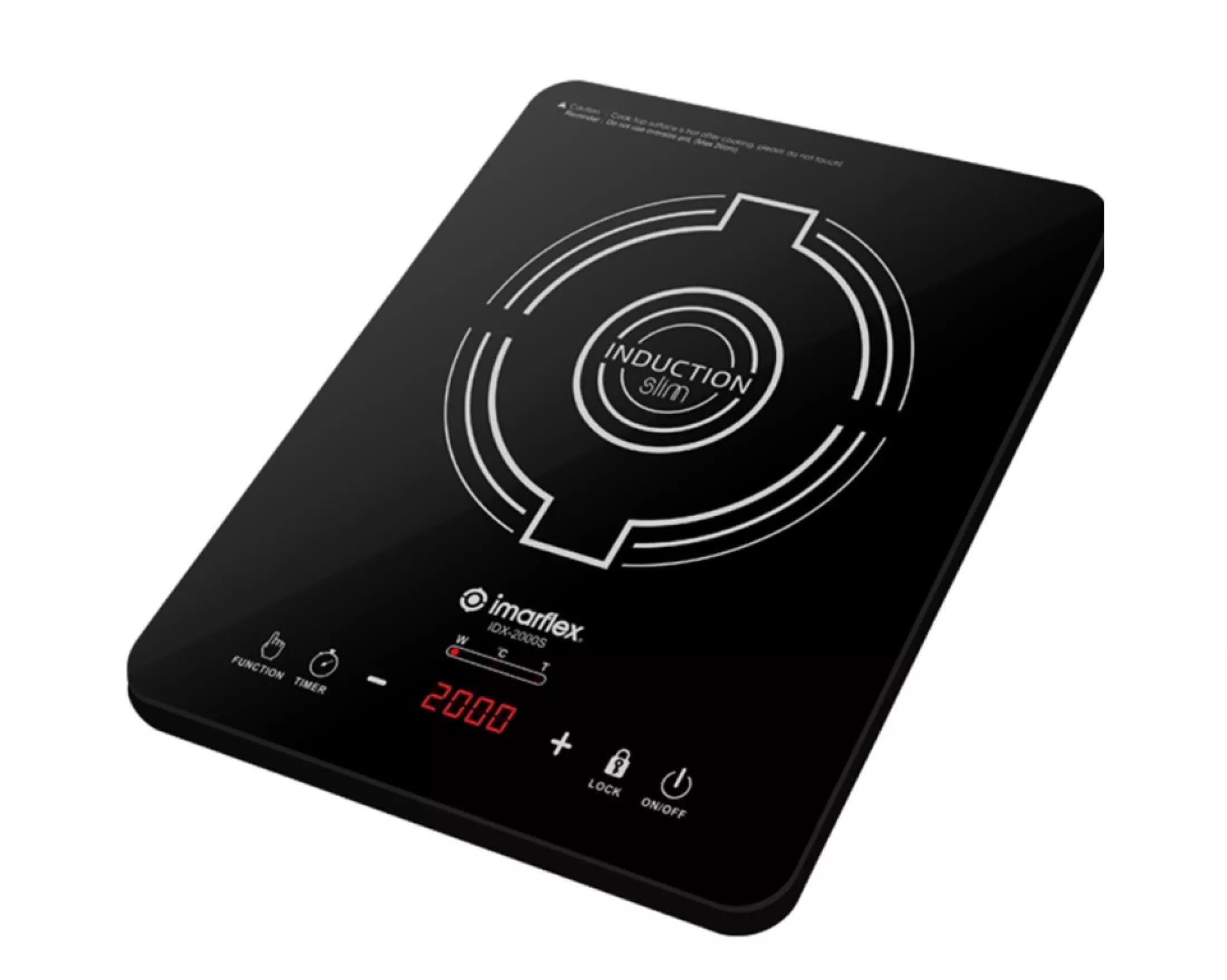 Imarflex Induction Cooker Slim Type with child lock feature IDX2000S