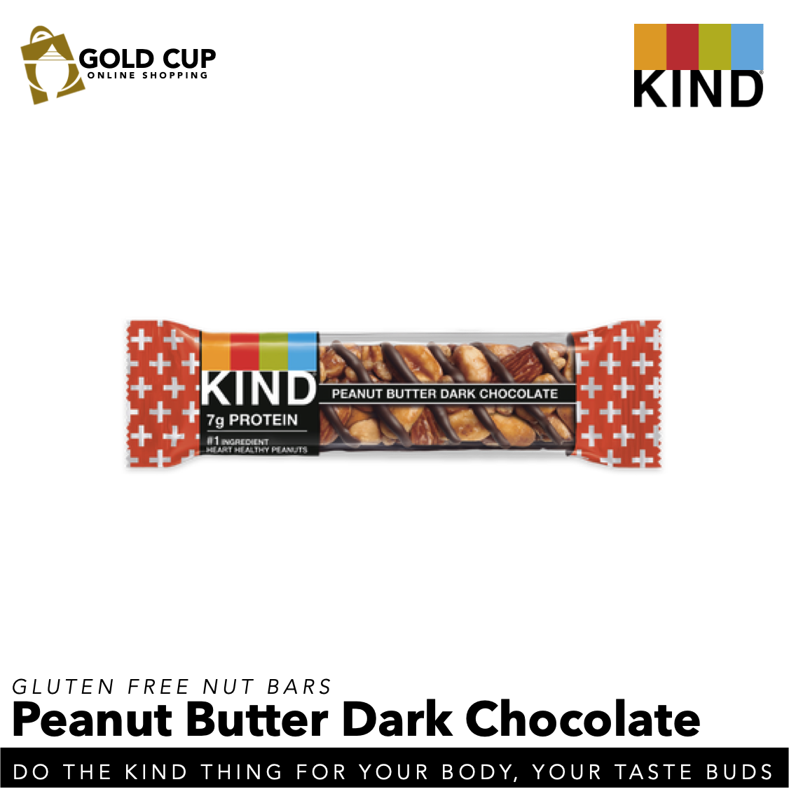 Kind Peanut Butter Dark Chocolate Protein Bar 40g (KIND Bars Gluten