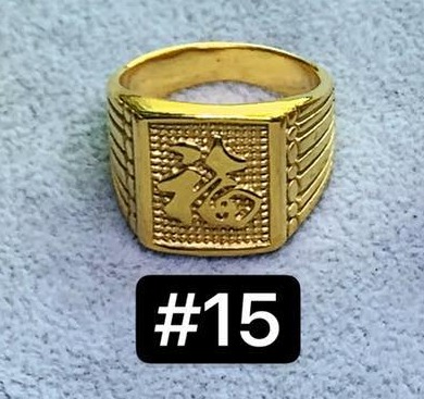Plain Strip Design Male Gold Ring 02-10 - SPE Gold-vachngandaiphat.com.vn