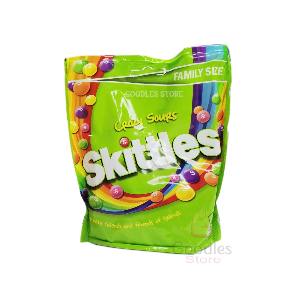 【new】 174 196grams Skittles Fruit Flavored Candy Fruit Candy Crazy Sour Skittles Original 3985