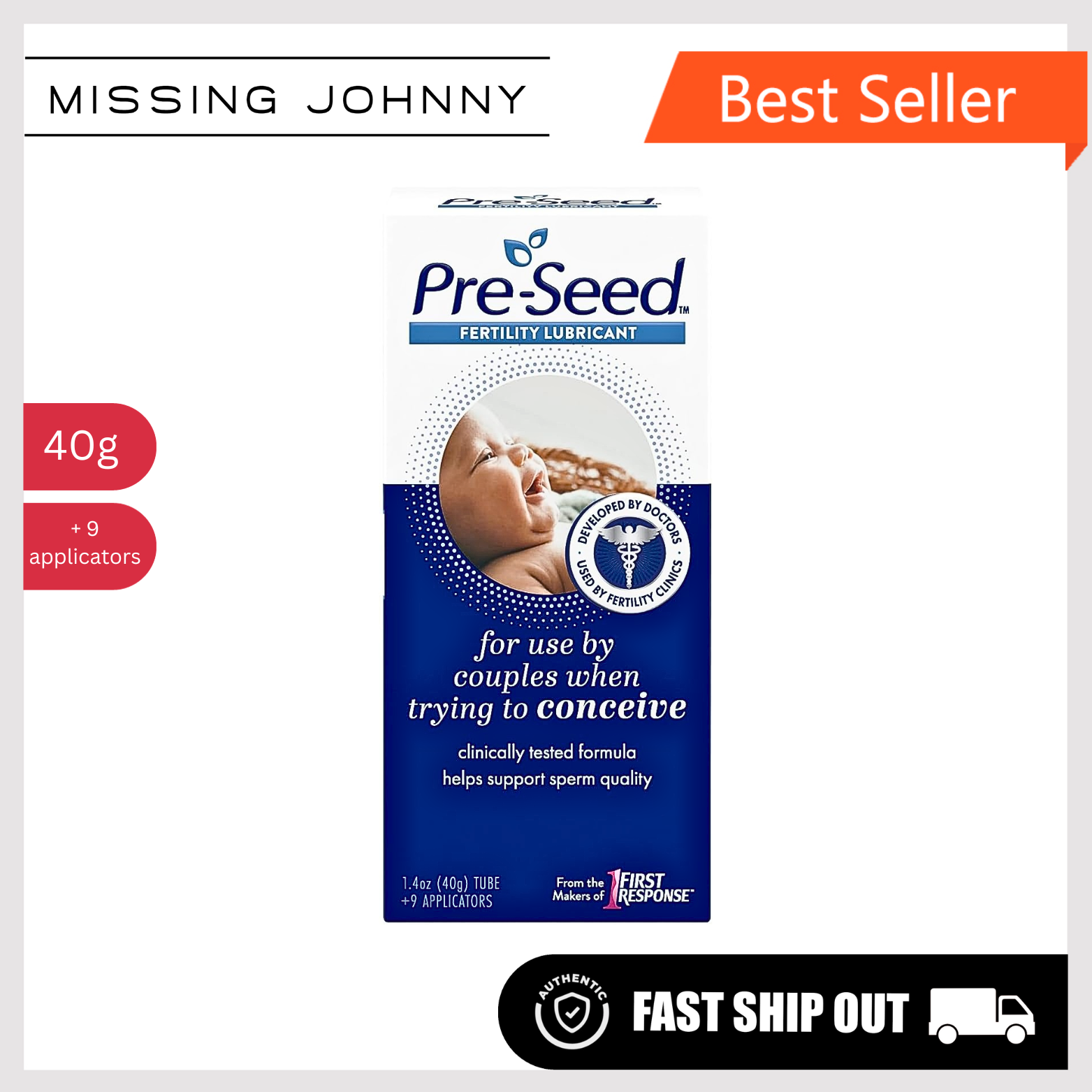 ON-HAND! Pre Seed Fertility Friendly Lubricant with 9 Disposable  Applicators | Lazada PH
