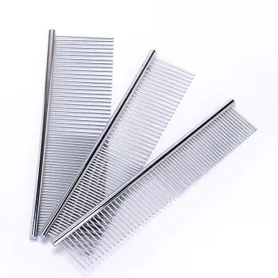 Stainless Steel Grooming Comb for Dog and Cat Pets Small