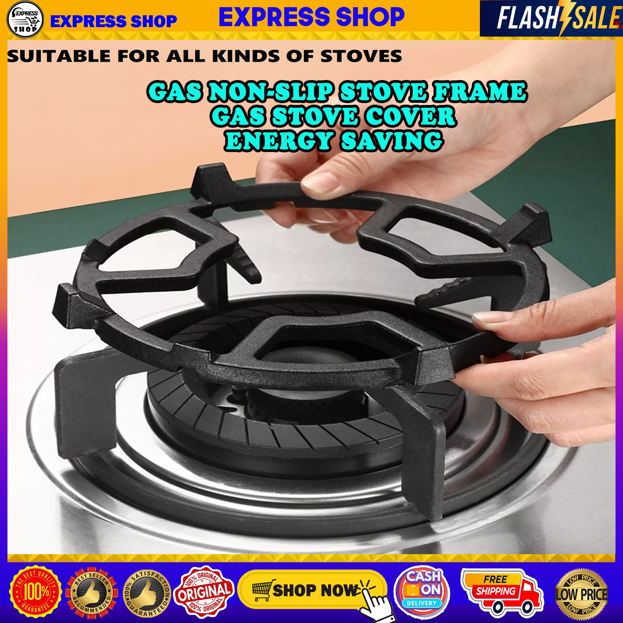 ORIGINAL GAS NONSLIP STOVE FRAME GAS STOVE COVER ENERGY SAVING GAS STOVE COVER GAS STOVE RACK