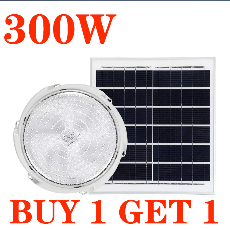 【Buy 1 Take 1 】Solar Ceiling Light Home Indoor LED Ceiling Pendant