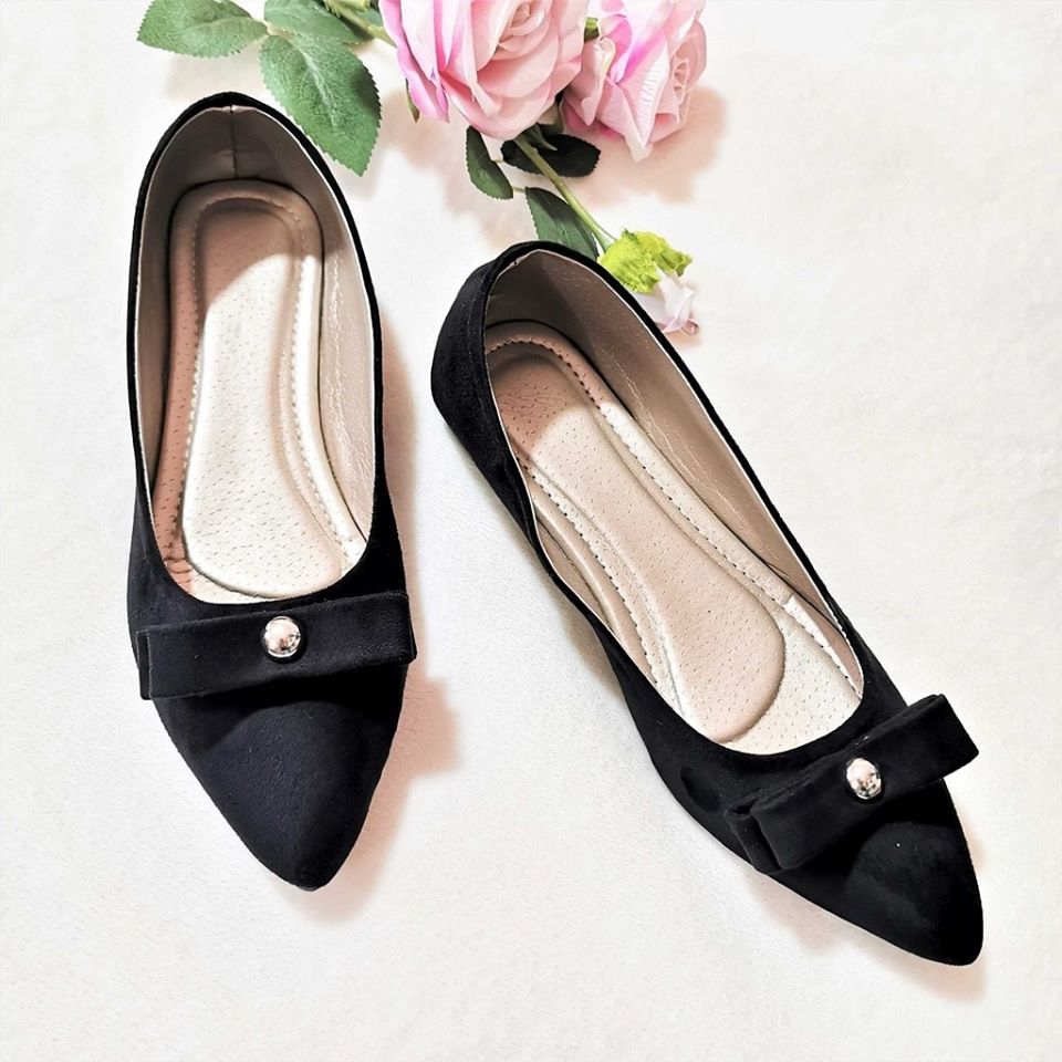 Korean Shoes Flats LISA in BLACK Size 7 