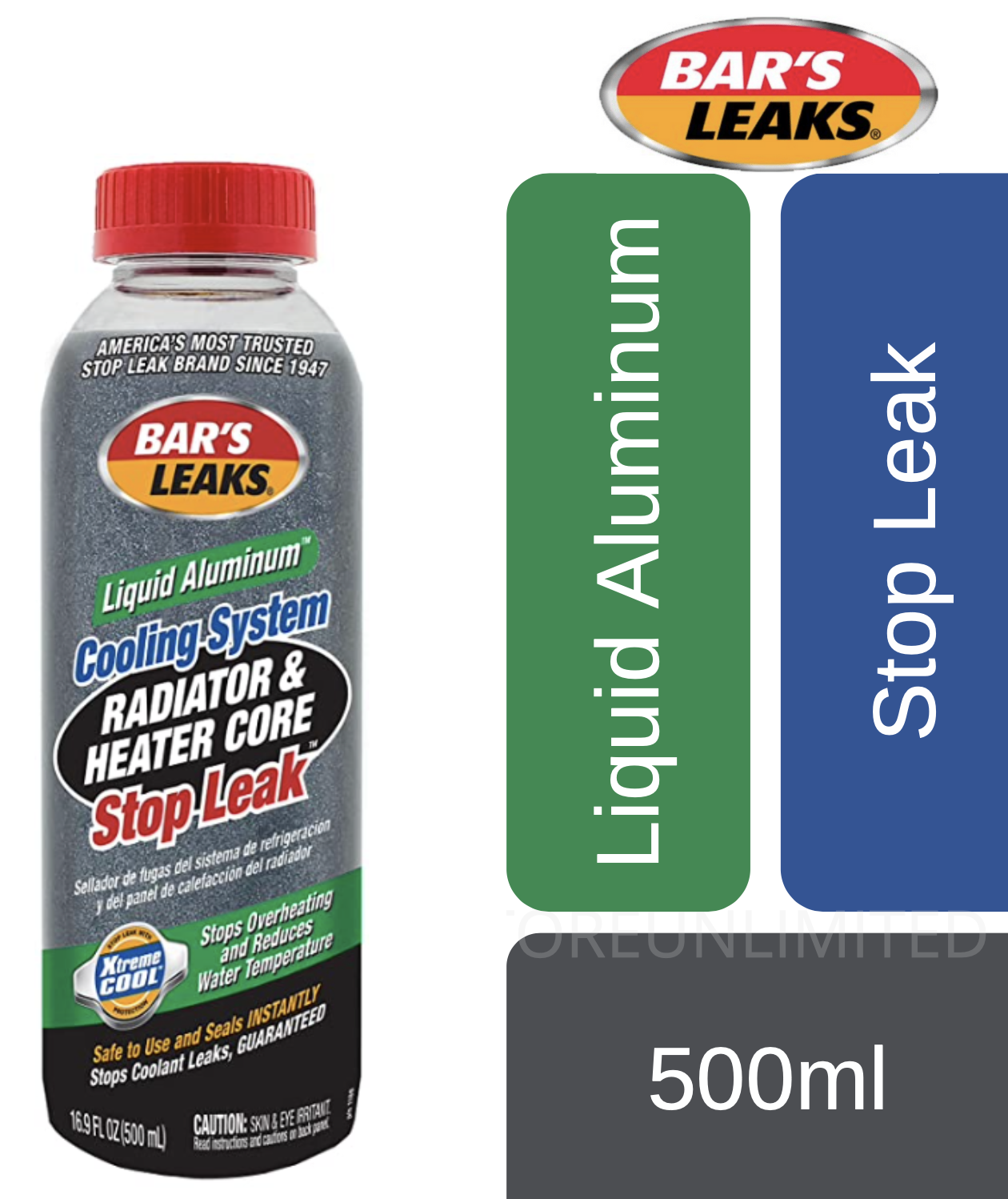 Bar's Leaks Liquid Aluminum Stop Leak 16.9 oz 500ml Lazada