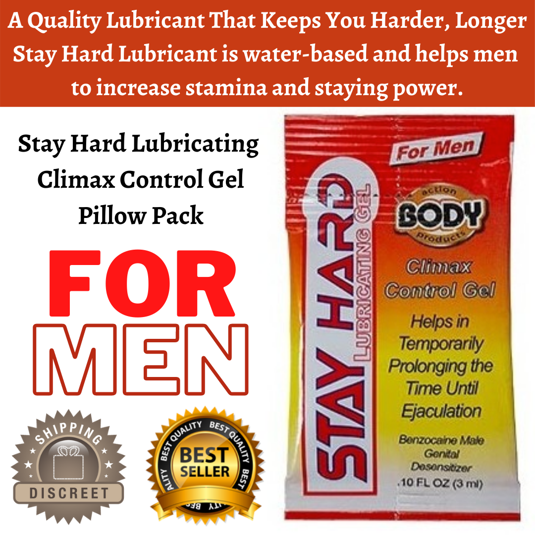 CLIMAX CONTROL GEL Stay Hard Lubricating Gel Stay Hard Lubricant maintains  rock hard erections and increases stamina Lubricant gel Lube for men Sex  Delay Ejaculation Ejaculator Delay Delaying Ejaculation semen Lubricant for