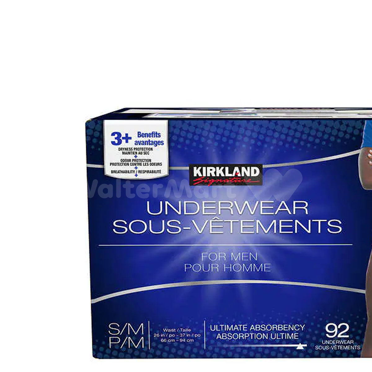 KIRKLAND SIGNATURE 100% Authentic Mens Underwear Adult Diaper