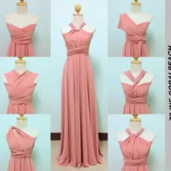 old rose infinity dress for wedding