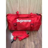 2016 SS16 SUPREME 210 DENIER CORDURA BOX LOGO BACKPACK RED WHITE