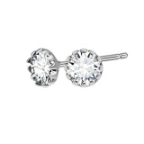 Silver SC Tom 92.5 Birthstone stud earring 