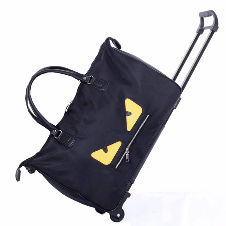 ( UPGRADED ) Elite WATERPROOF 20&quot; Duffle Bag/Duffle Trolley - Yellow Eye Design | Lazada PH