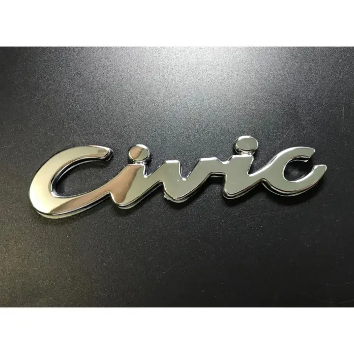 Honda Civic 1992 2002 Trunk Emblem Chrome