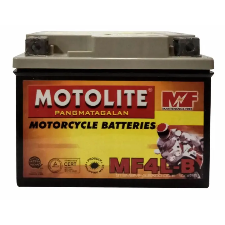 Motolite Motorcycle Battery Mf4l B Ytx4l Maintenance Free Lazada Ph
