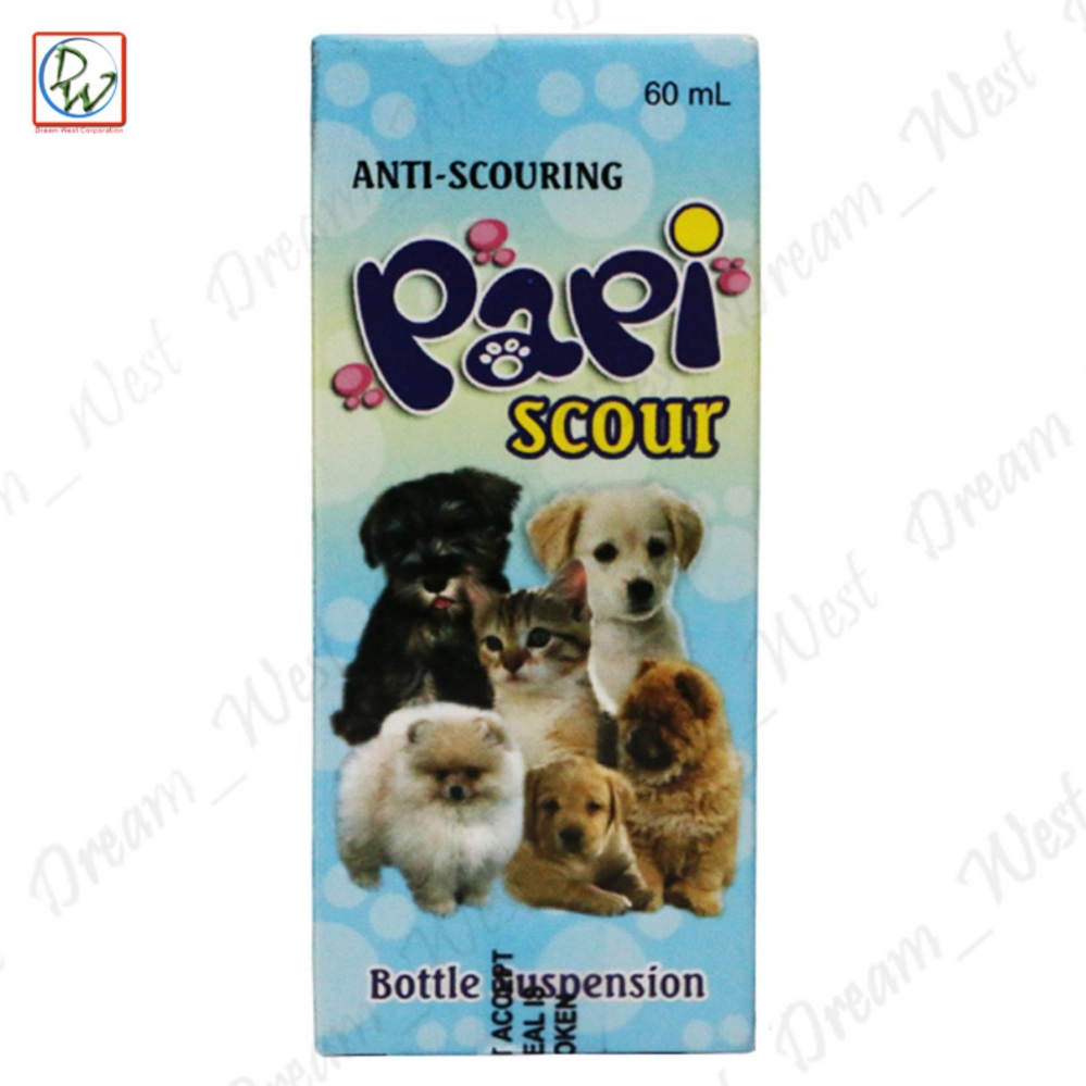Papi Scour AntiScouring AntiBacterial Scour Bottle Suspension 60mL