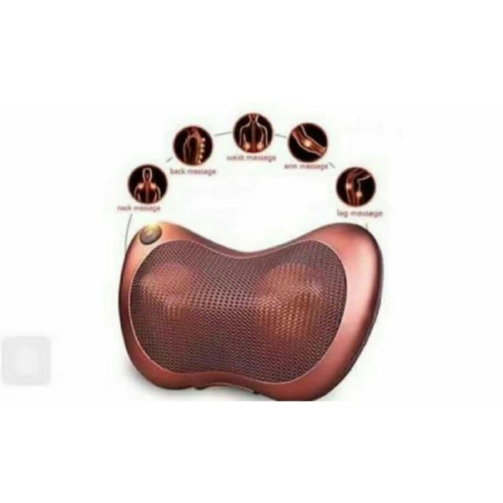 Portable Onboard 4 Heated Rollers Car Home Massage Pillow review and price