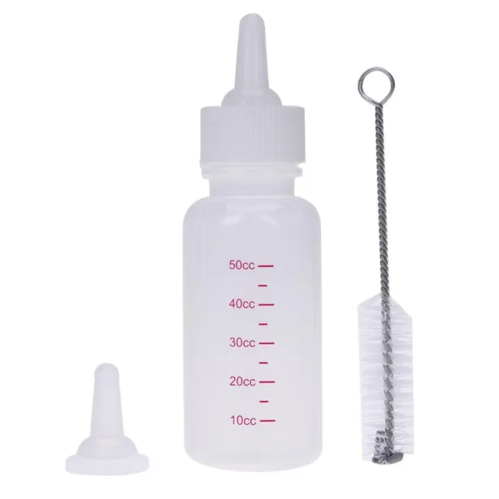 Puppy Kitten Feeding Bottle Nursing Water Milk Feeder Cleaning
