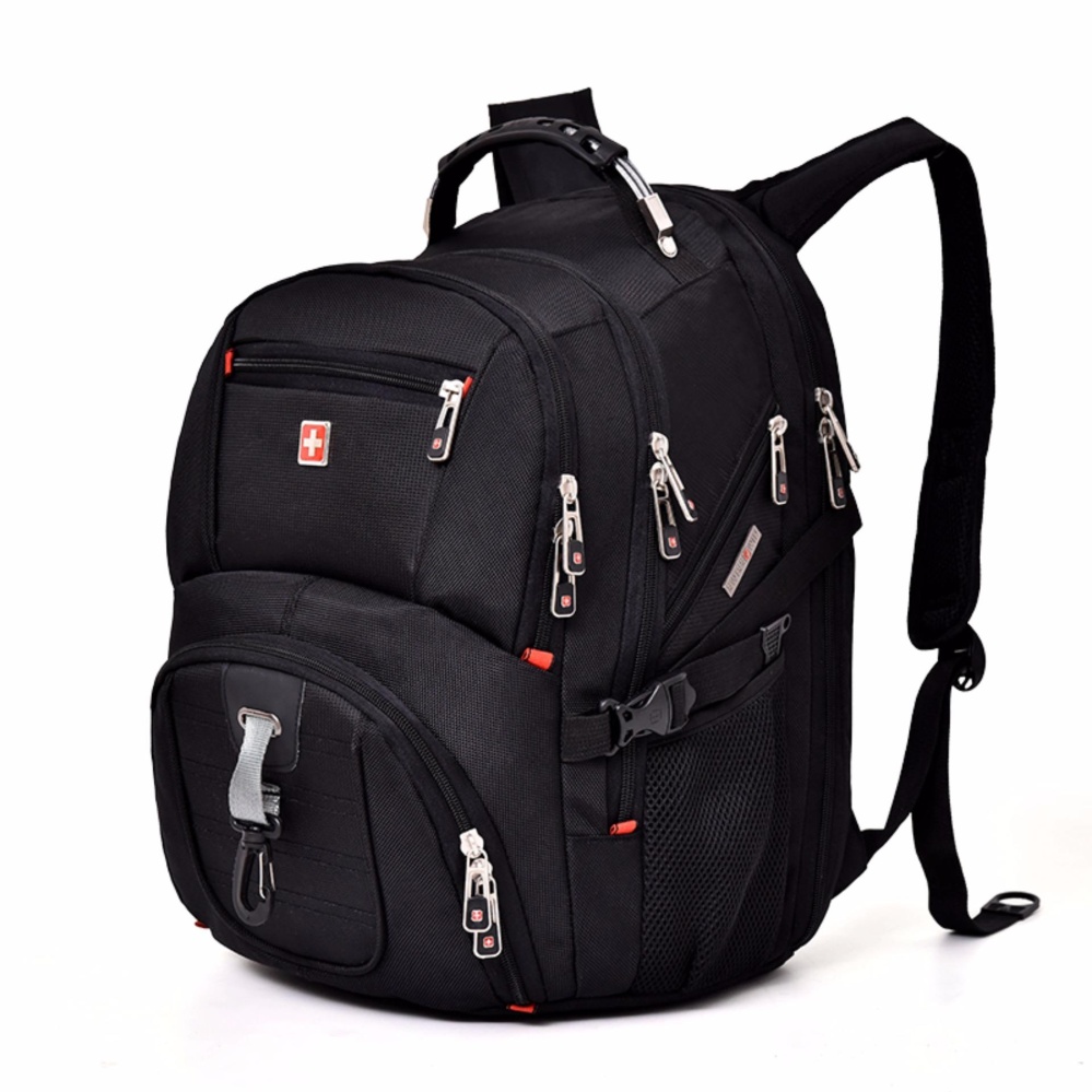 Swissgear backpack Business travel bag shoulder bag men and women 17 ...