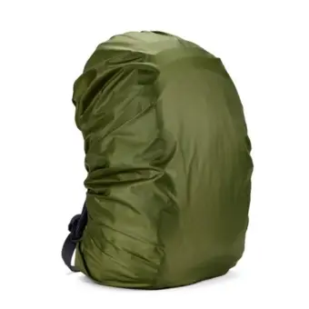 green hiking backpack