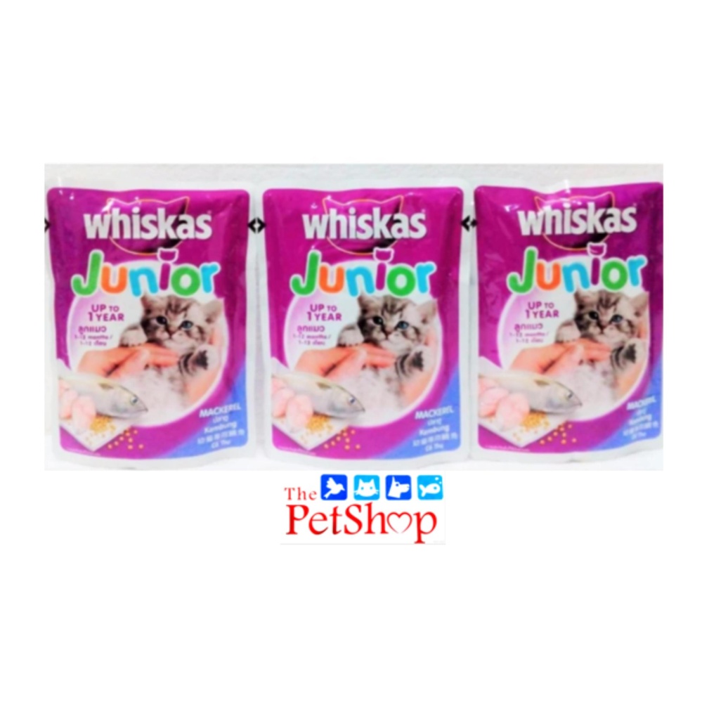 whiskas junior mackerel