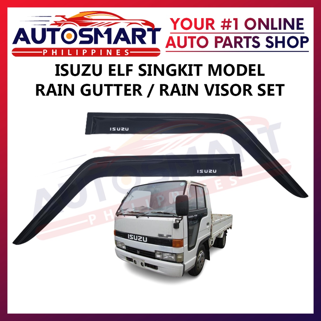 Isuzu Elf Singkit NKR/NPR Model Rain Gutter/Rain Visor Set Lazada PH