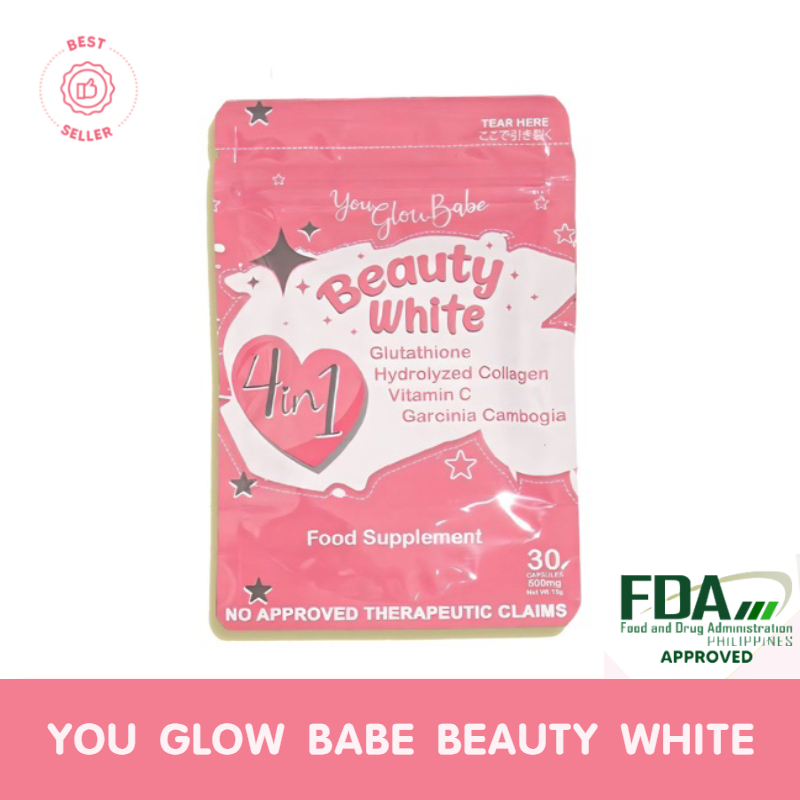 You Glow Babe Beauty White 4in1 Beauty White Glutathione Collagen ...