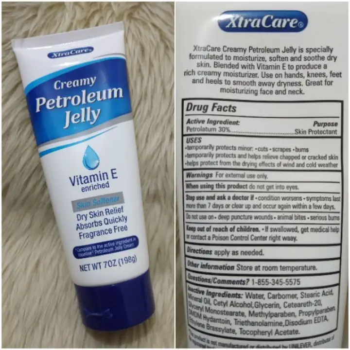 xtra care creamy petroleum jelly
