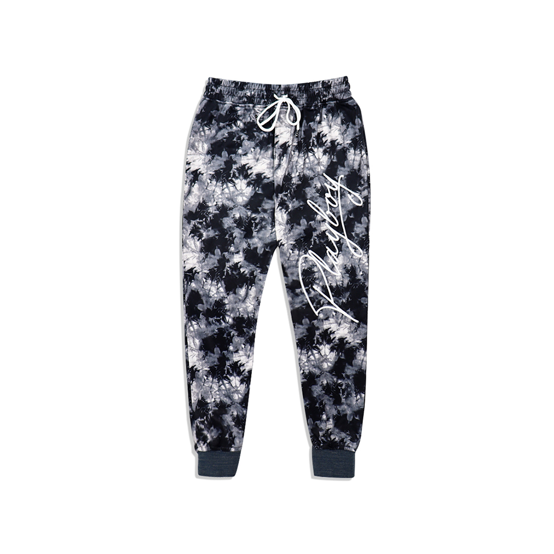 Playboy Men's Jogger Pants Tie Dye 