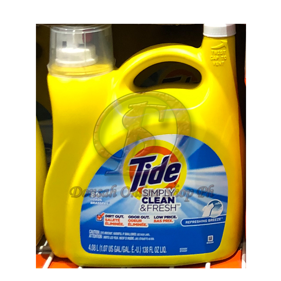 Tide Liquid Detergent Simply Clean & Fresh Refreshing Breeze 4.08L 1
