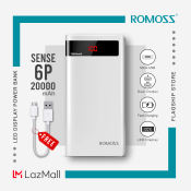 Romoss 20000mAh Power Bank with Fast Charging and LED Display