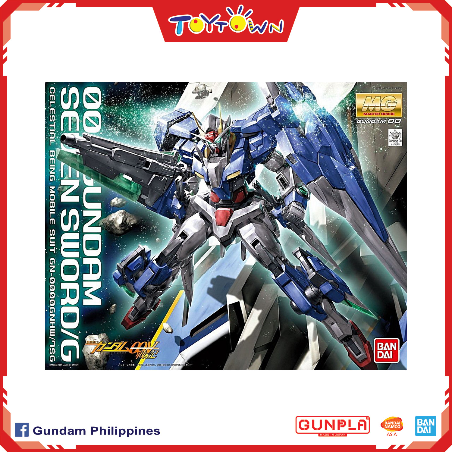 Gundam Jp Mg 1 100 00 Gundam Seven Sword G Lazada Ph