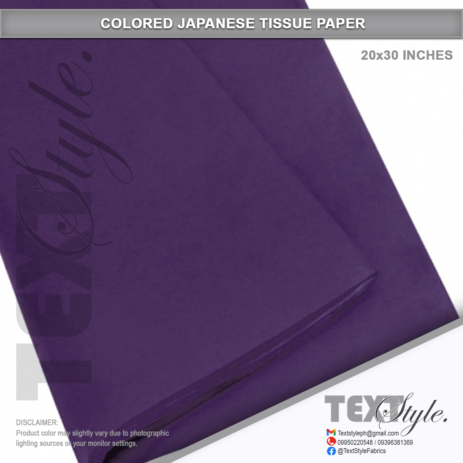 Textstyle Japanese Paper Papel De Hapon Japanese Tissue Paper Colored ...