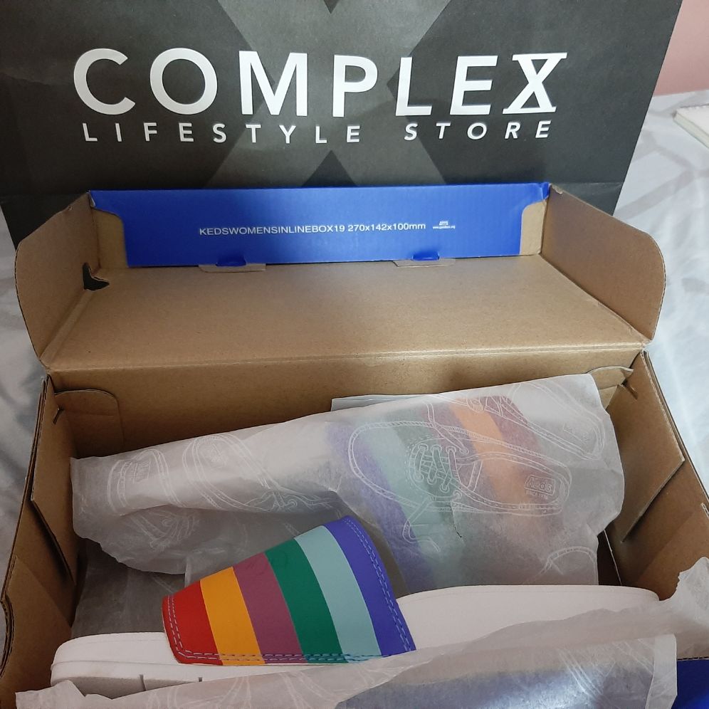 keds rainbow slides