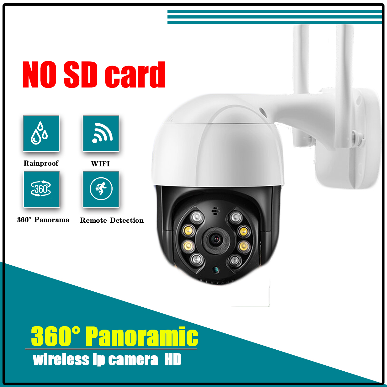 Gina 【4K Highdefinition】 cctv camera with voice connect to cellphone